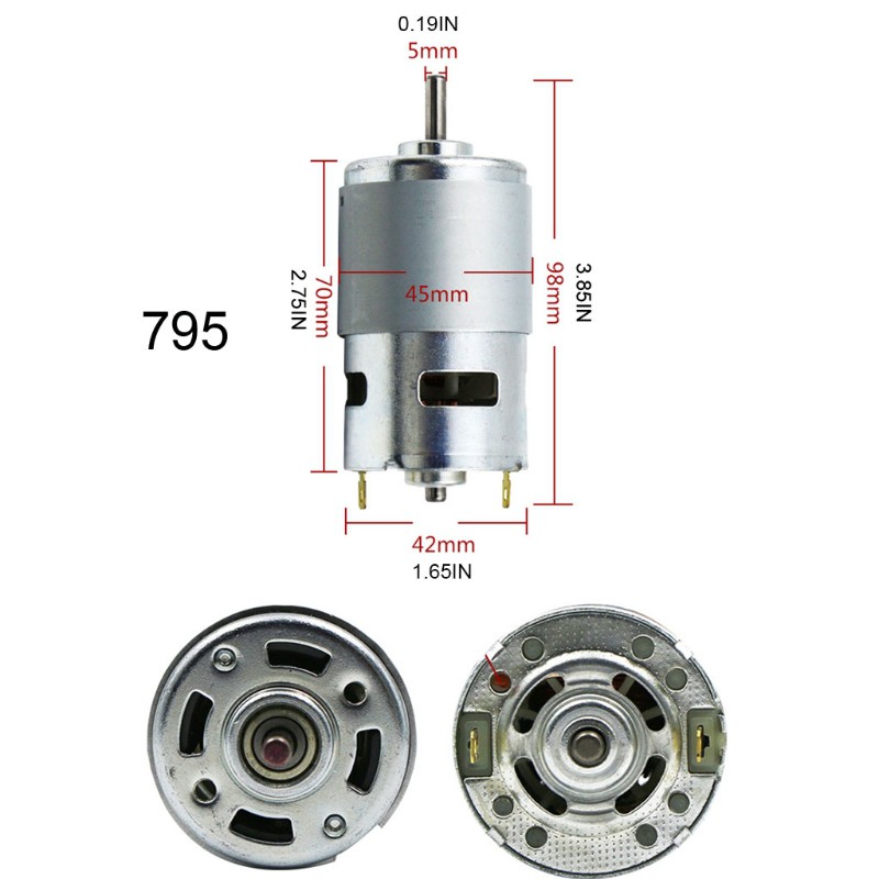 Động Cơ Quạt Điện 12v 775 / 795 / 895