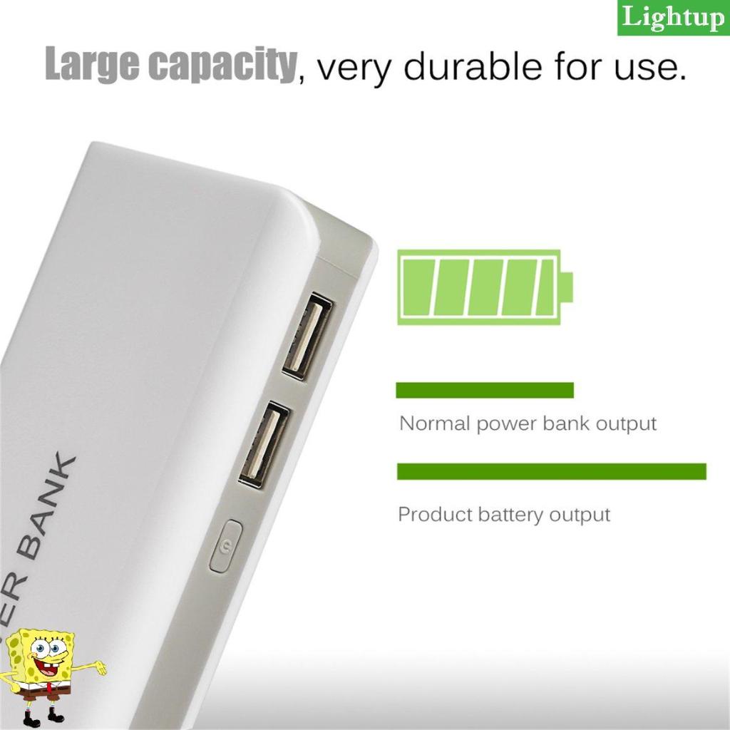 Hộp đựng PowerBank 13000mah Điện thoại di động di động Hai giao diện USB Ngân hàng sạc