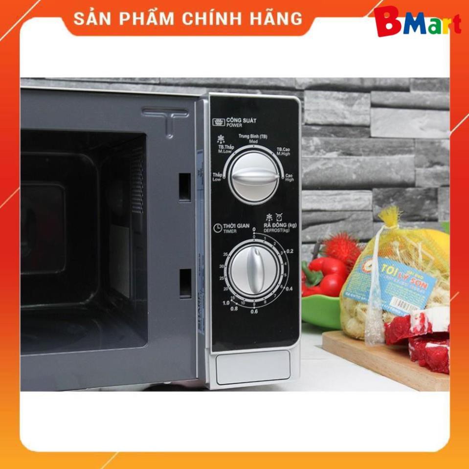 [Hỏa tốc 1 giờ] [HÀNG CHÍNH HÃNG] Lò vi sóng Sharp R-203VN-M 20 lít  - BM