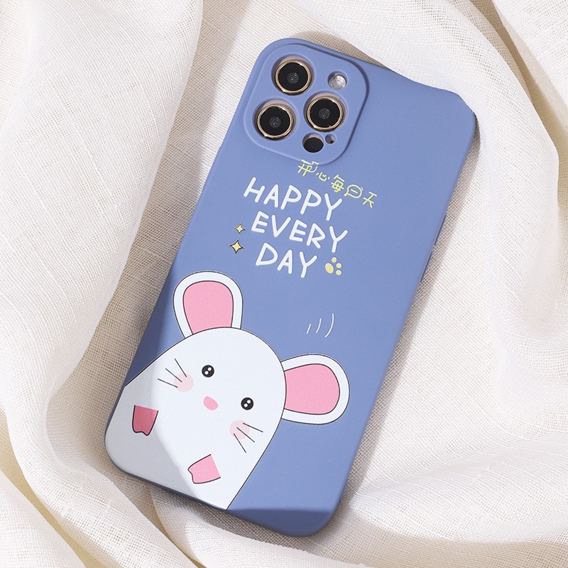 Ốp Lưng In Họa Tiết Cute Ôm Viền Máy Cho Iphone 12 Pro Max Đến 7Plus-ZUMI STORE