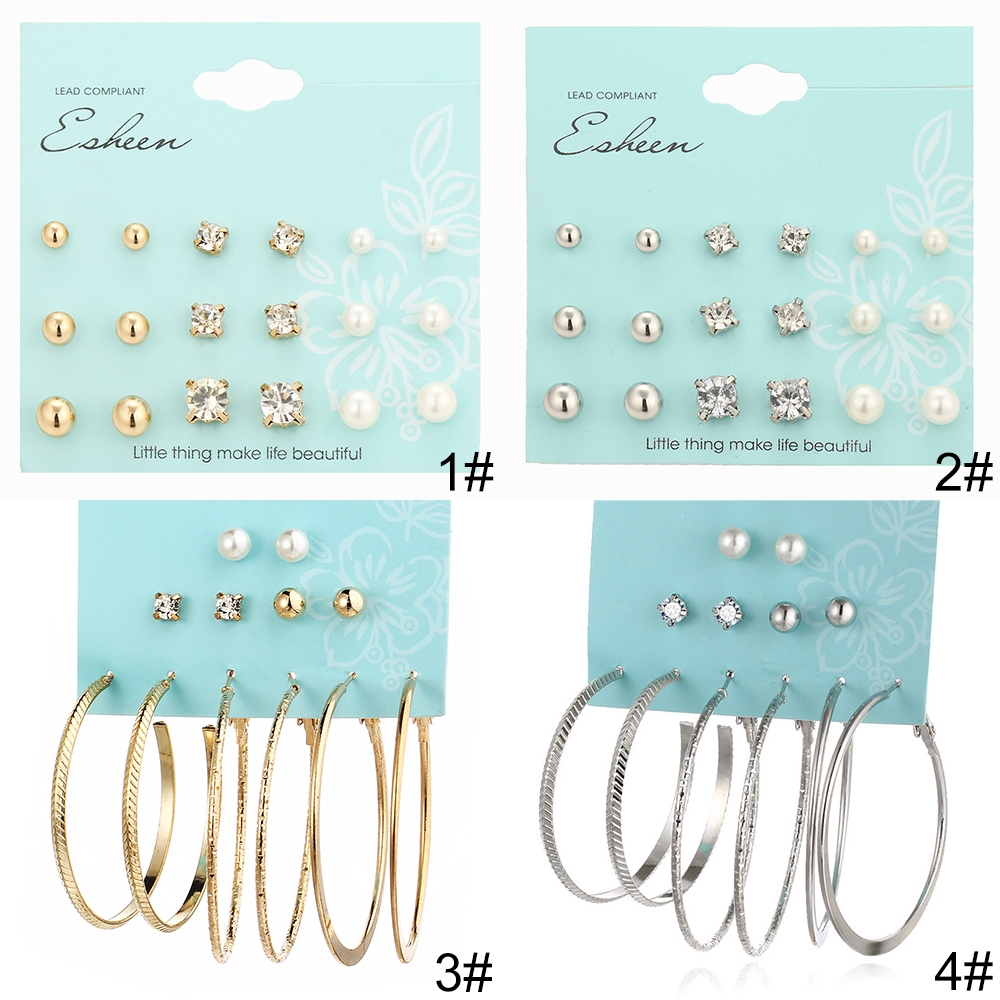 Bộ khuyên tai AY tạo hình độc đáo thời trang dành cho nữ