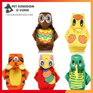 Mũ chó mèo nỉ mũ animal hsd12
