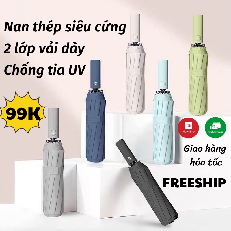 Ô Che Nắng Ô Che Tán Rộng 12 Nan Chắc Chắn KHO GIA DỤNG TRẦN PHÚ