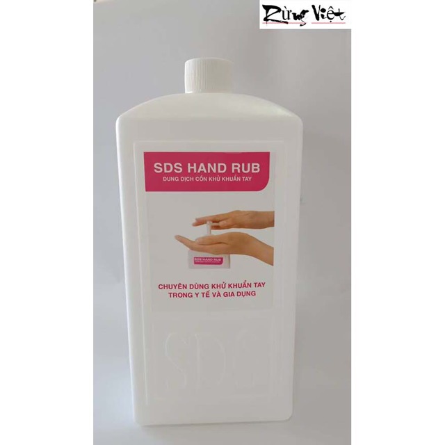 Dung dịch cồn sát khuẩn SDS Hand rus 1000ml