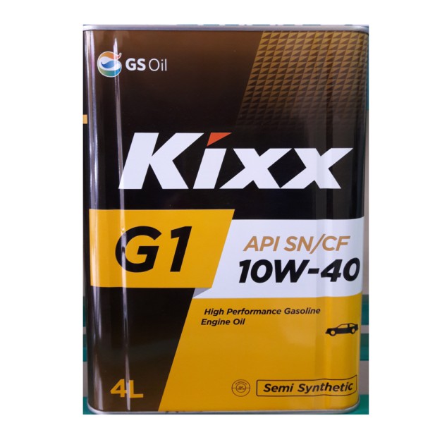 Dầu động cơ xăng Kixx G SL 10W40 4L - Thiếc