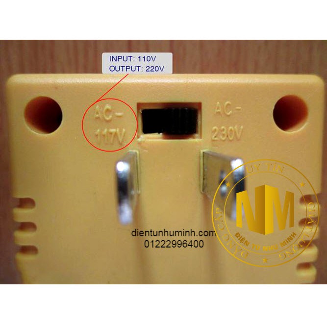 Biến điện - Biến áp từ 220V ra 110V  - 110V ra 220V ( 100W )
