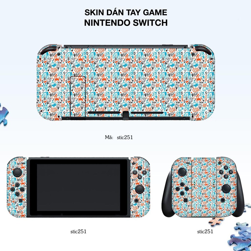 Skin dán máy Nintendo Switch in hình họa tiết Siêu Đẹp [ Nhiều Hình ]