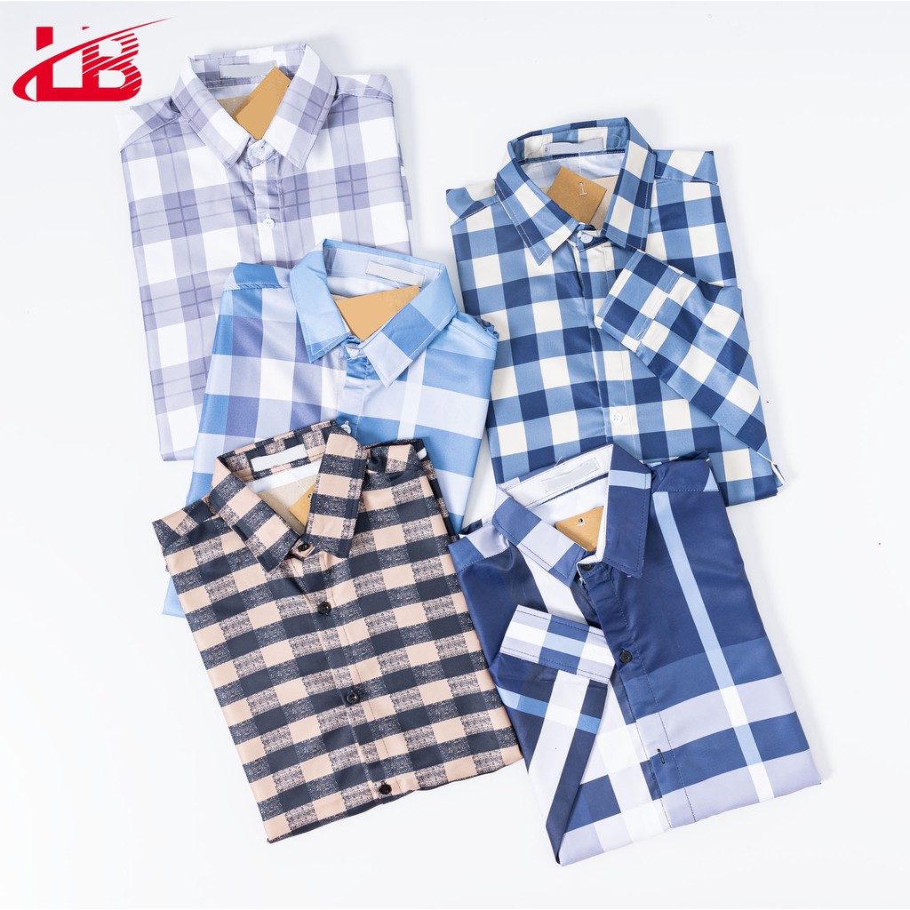 Áo sơ mi nam LB dài tay vải lụa mềm, đường may sắc sảo, in 3D sắc nét,, có 3 màu, áo sơ mi cao cấp | BigBuy360 - bigbuy360.vn