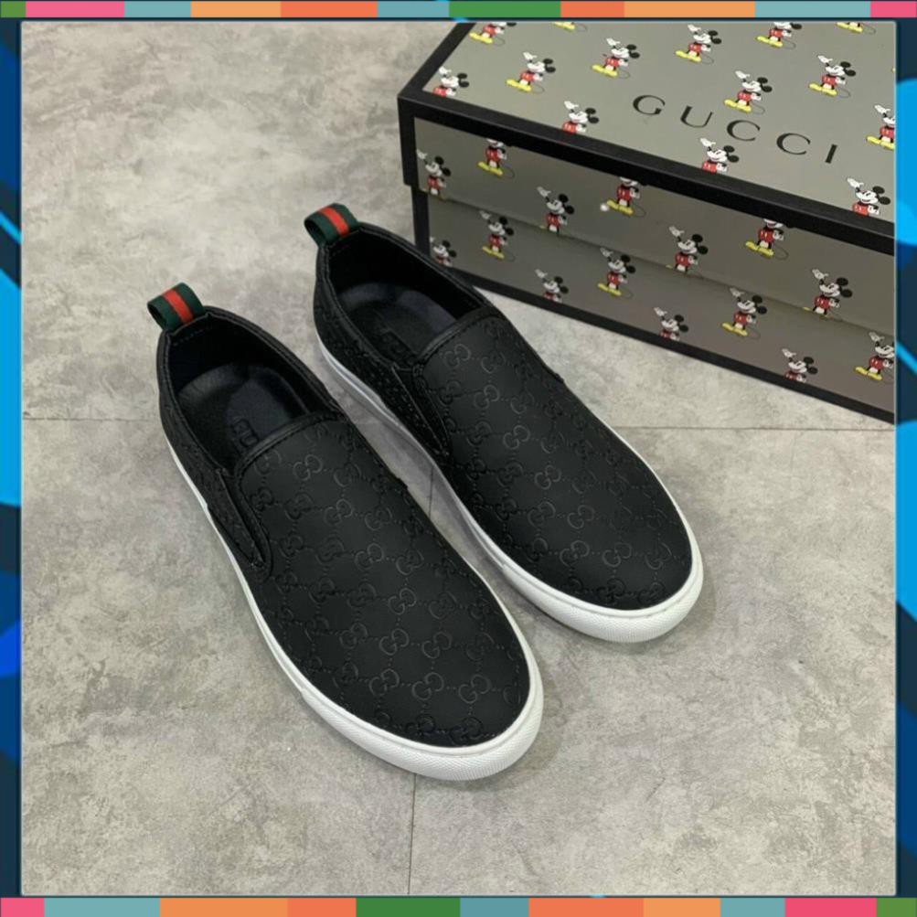 Giày Lười Slip On Nam GC Thời Trang Dễ Phối Đồ Hàng Cao Cấp Full Box