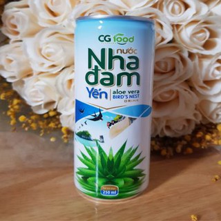 LỐC 6 LON NƯỚC YẾN NHA ĐAM  ( 250ML/ 1 LON)