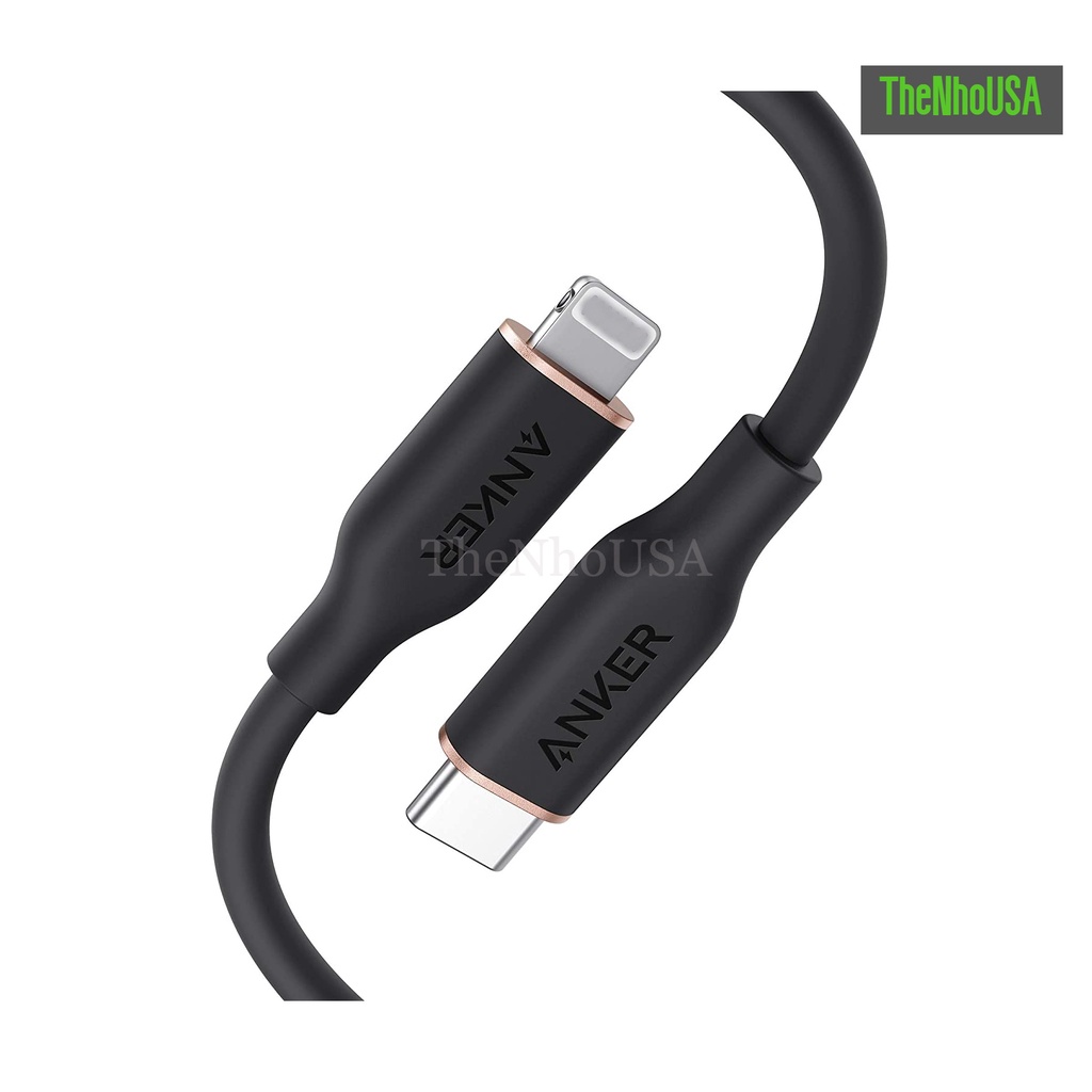 Cáp sạc nhanh Anker PowerLine III Flow USB C - L  -