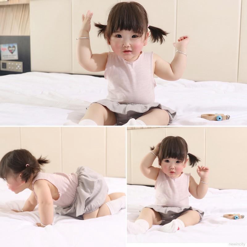 Áo thun không tay bằng cotton dùng cho trẻ nhỏ