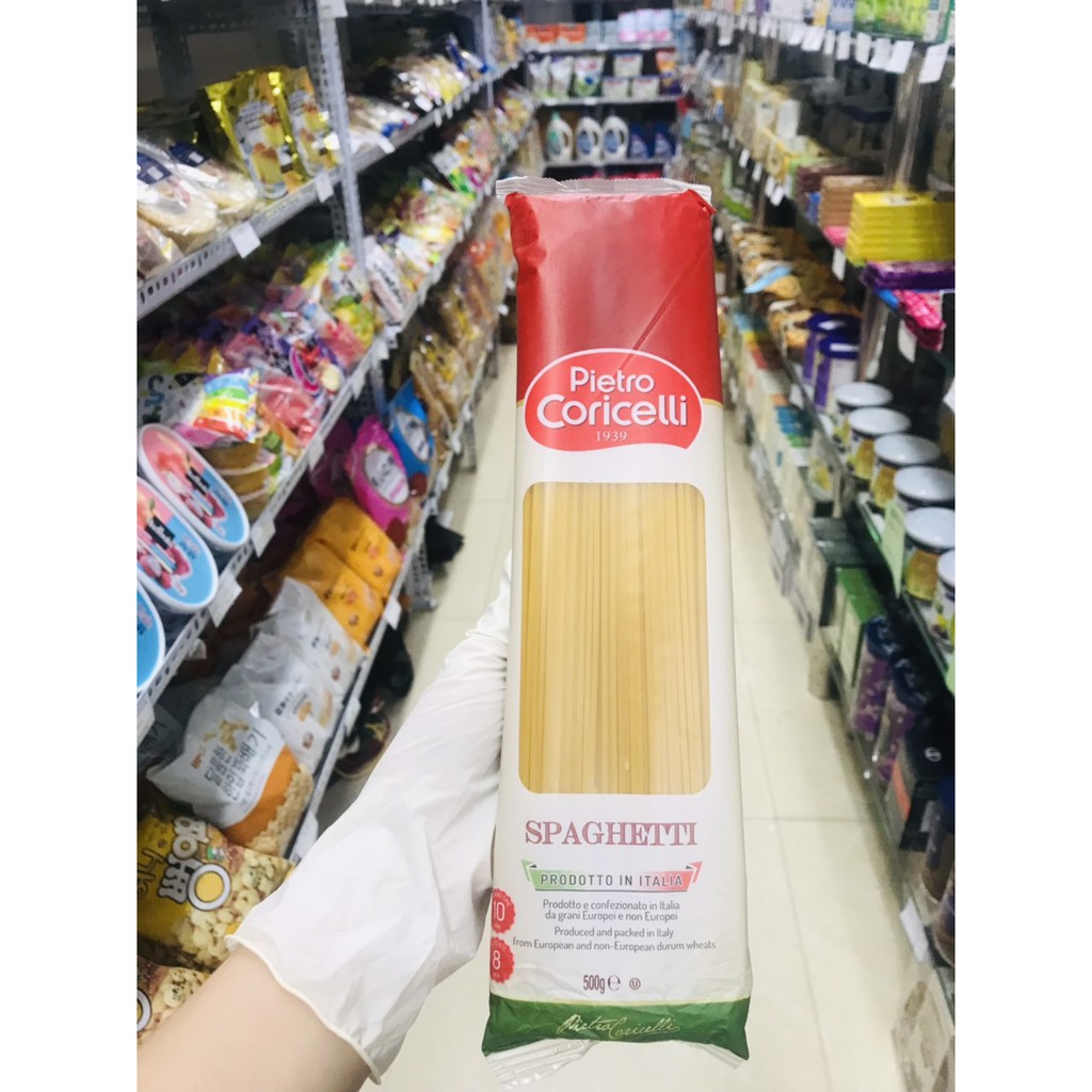 Mỳ Ý Spaghetti Pietro Coricelli Gói 500g-Chuẩn Vị Ý