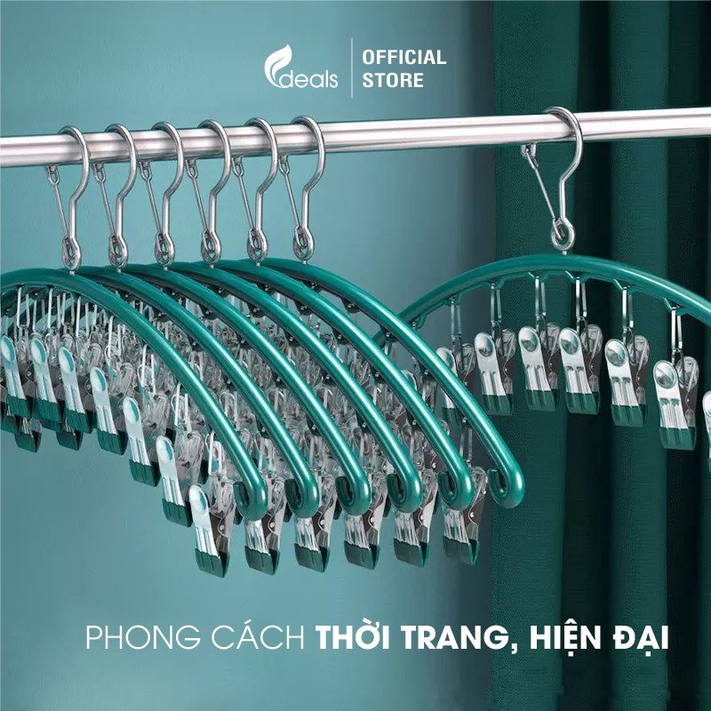 Móc Treo Vớ, Cà Vạt Chrome Thông Minh 10 trong 1 ECODEALS - Sang trọng, chắc chắn, tiết kiệm không gian tối đa