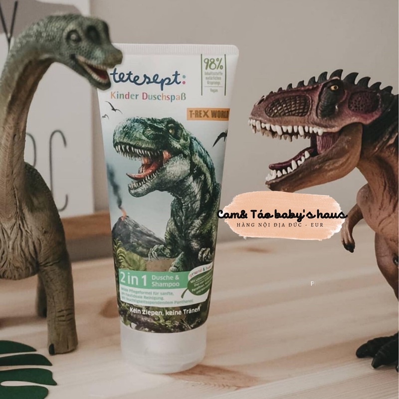 Sữa tắm gội TETESEPT 2in1 cho bé trai, bé gái nội địa Đức - 200ml
