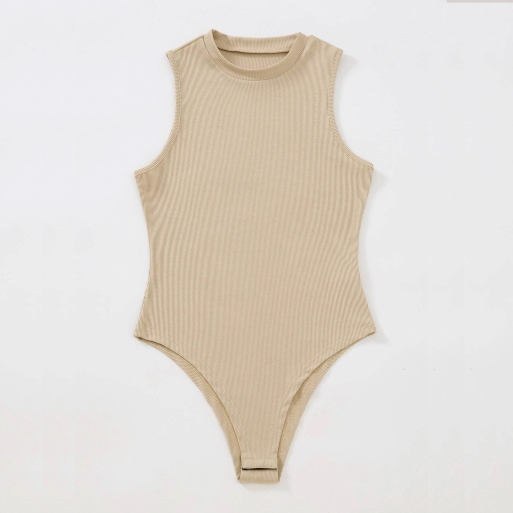 Bodysuit nữ ba lỗ gân trơn phong cách Âu Mỹ BB01 | BigBuy360 - bigbuy360.vn