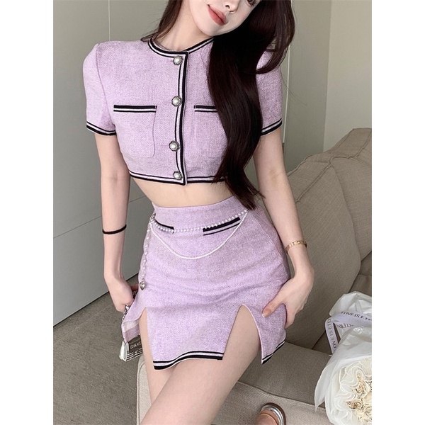 (SẴN S) SET BỘ TRANG PHỤC DẠ NỮ SANG CHẢNH ULZZANG