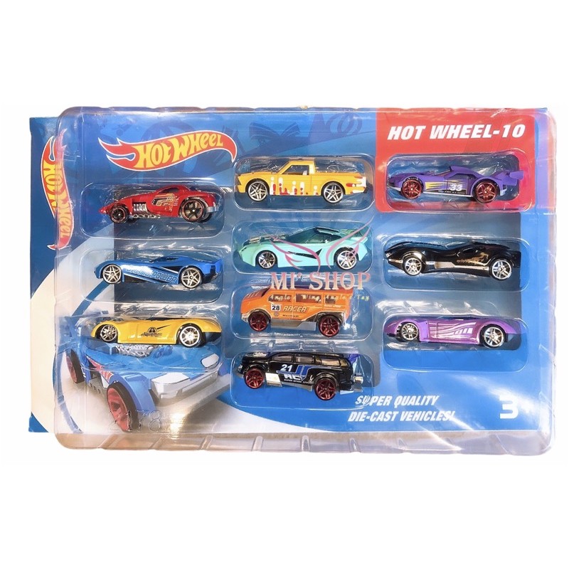 ✨ Set 10 &amp; 12 Chiếc Xe Đua Hotwheel Trung Quốc ✨ Hàng loại 2