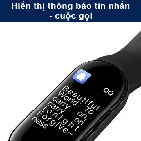 ﹉Đồng hồ thông minh M6, đo nhịp tim, lượng calo, tập luyện thể thao. Tiêu chuẩn chống nước. Thiết kế nhỏ gọn, pin ổn.
