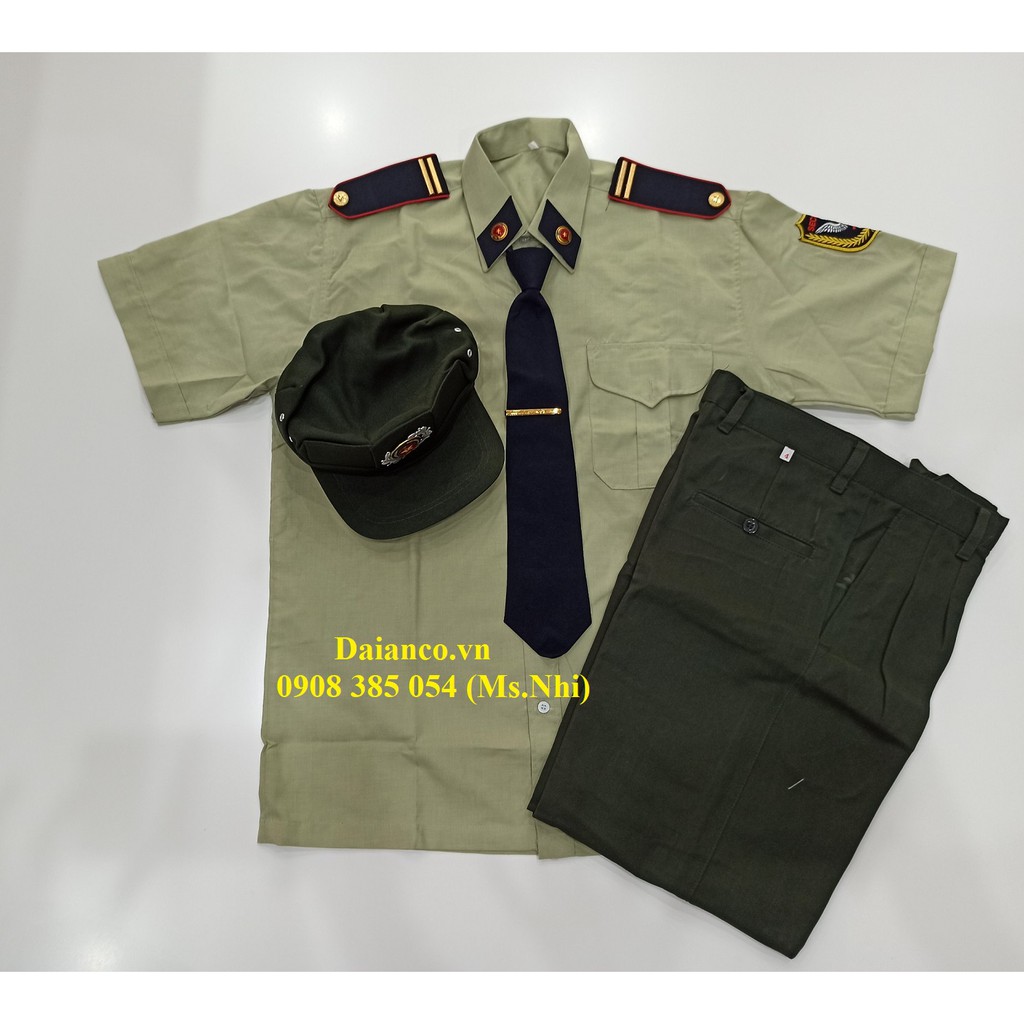 Combo đầy đủ quần áo phụ kiện của nhân viên bảo vệ, nhân viên an ninh- Hình thật