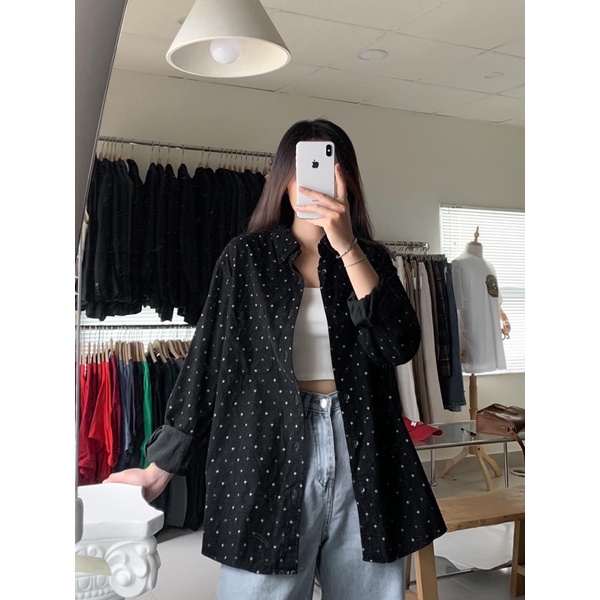 2HAND SHIRT - SƠ MI NHUNG TĂM 2 - CUMEO 🍃