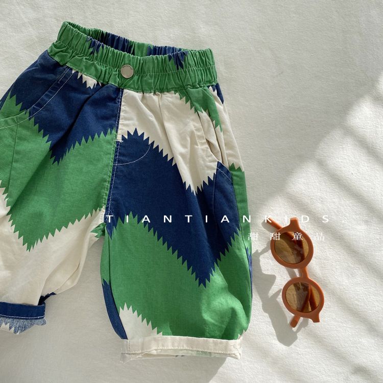 Quần Dài Dáng Rộng Thoải Mái Phong Cách Phương Tây Thời Trang Mùa Hè Cho Bé Trai [Hàng Mới Về]