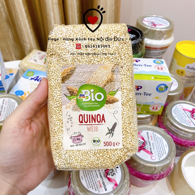 HẠT DIÊM MẠCH HỮU CƠ BIO QUINOA ĐỨC - Date 2021