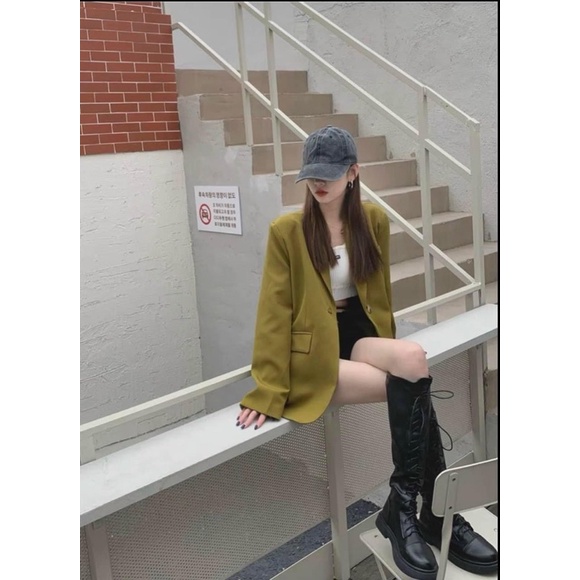 ÁO KHOÁC BLAZER VÀNG TÂY HOT HIT