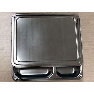 khay cơm 5 ngăn giá rẻ , khay inox 28 x 22 x 4 cm  , khay inox 5 ngăn sâu lòng , khay inox cao cấp
