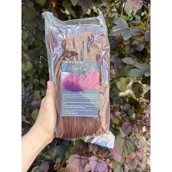 Bún, phở gạo lứt  gói 0.5kg ăn kiêng giảm cân healthy eatclean