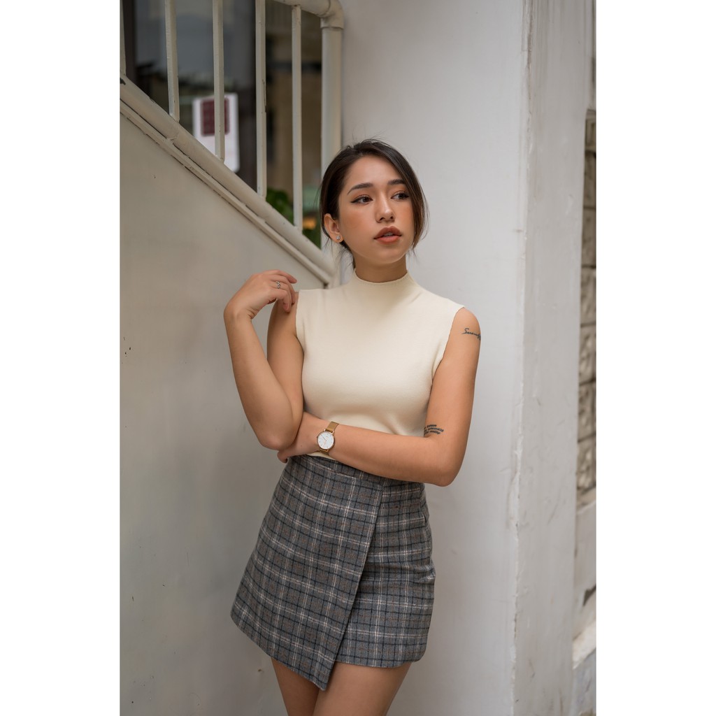 ÁO LEN KHÔNG TAY CỔ CAO / AE0017 | BigBuy360 - bigbuy360.vn