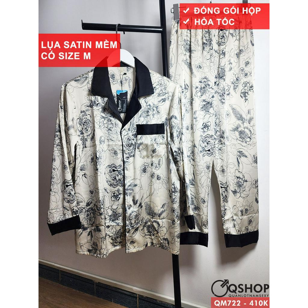 Bộ đồ pijama nam, đồ ngủ nam tay dài QSHOP QM722