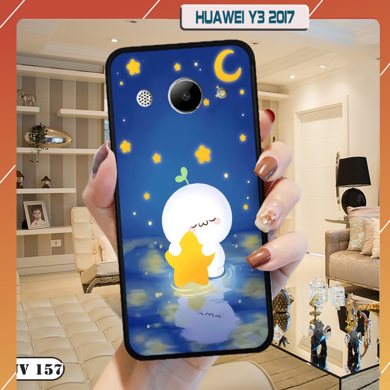 Ốp lưng nhám cho điện thoại HUAWEI Y3 2017