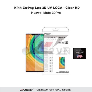 [Zeelot] Kính Cường Lực ZEELOT cho Huawei Mate 30Pro Công Nghệ Keo UV LOCA