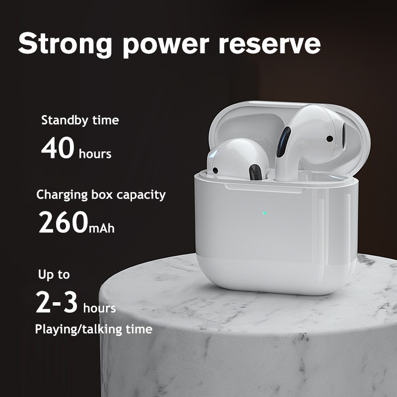 Airpods Pro 4 TWS Wireless Earphone Bluetooth 5.1 Headset InPods with Mic Touch Control Headphone for Android IOS