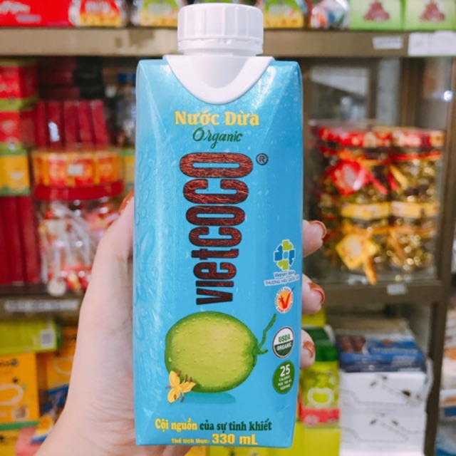 NƯỚC DỪA ORGANIC VIETCOCO 330ML