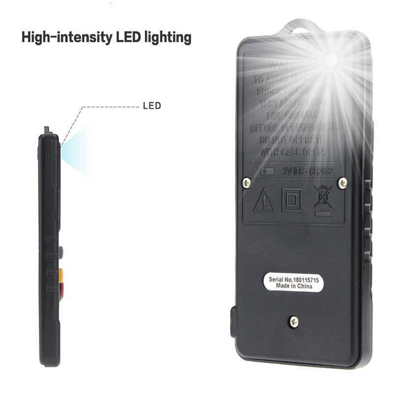 Vạn năng kế ANENG AN302 với cây dò và hướng dẫn sử dụng tiện lợi