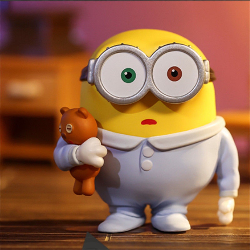 Mô Hình Nhân Vật Minions Mắt To 2 Series Dễ Thương Dùng Trang Trí