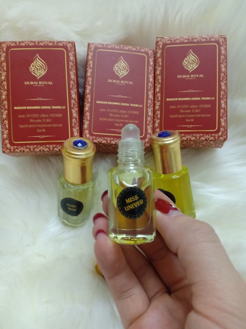 (Shoppe trợ giá) Tinh dầu Dubai dạng lăn sang chảnh tiện dụng 6ml