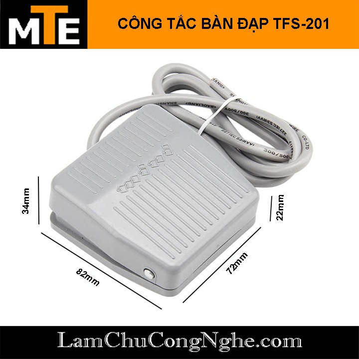 Công Tắc Bàn Đạp Chân 250VAC-10A