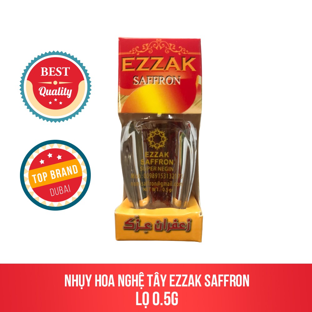 [SUPER NEGIN] Hộp 0.5g nhụy hoa nghệ tây Saffron chính hãng