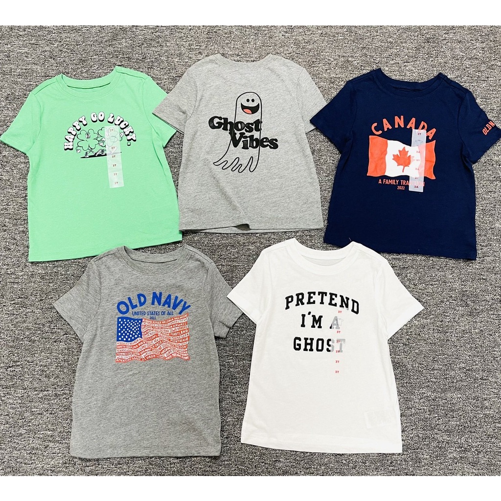 Áo thun size đại Bigbaby chất cotton mềm mát hàng xuất dư oldnavy cho bé trai 18-60kg