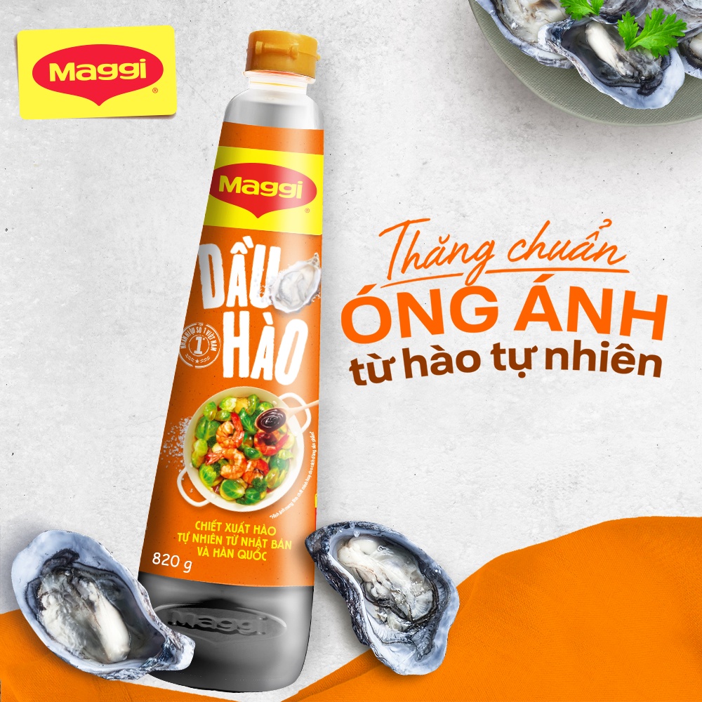 Dầu hào Maggi chai 820g