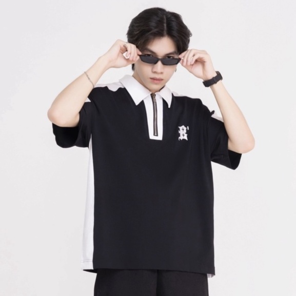 Áo thun polo BJHG NEWHOPE  phông tay lỡ nam nữ form rộng Local Brand