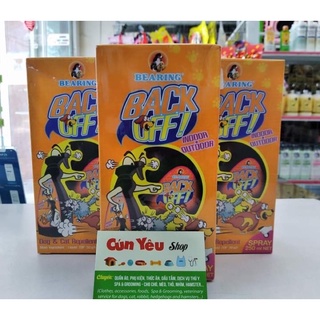 Back off Bearing - Xịt xua đuổi chó mèo phóng uế bừa bãi 250ml
