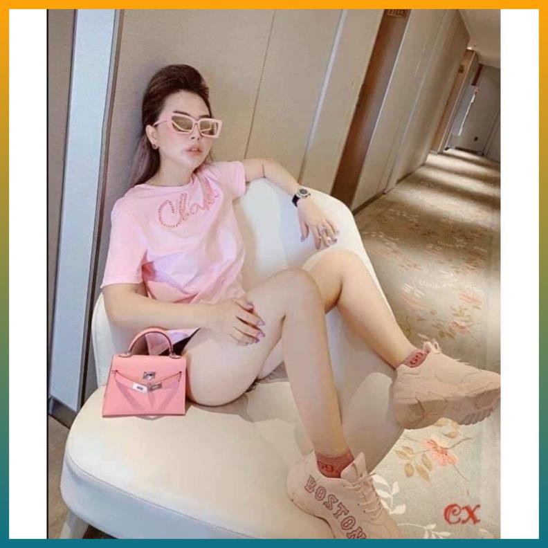 Áo Phông, Áo Thun Nữ Chữ Thiêu form Rộng Hàng Qc Cao Cấp 100% Cotton | BigBuy360 - bigbuy360.vn