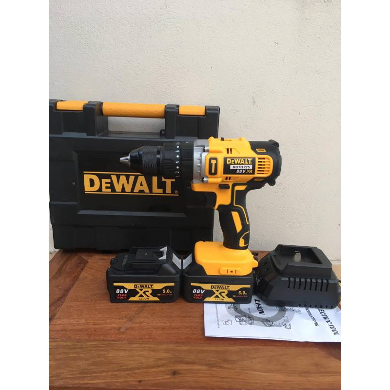 MÁY BẮN VÍT DEWALT 88V  SIÊU KHỎE SIÊU BỀN .TẶNG KÈM 2 KHỐI  PIN LÕI TÍM