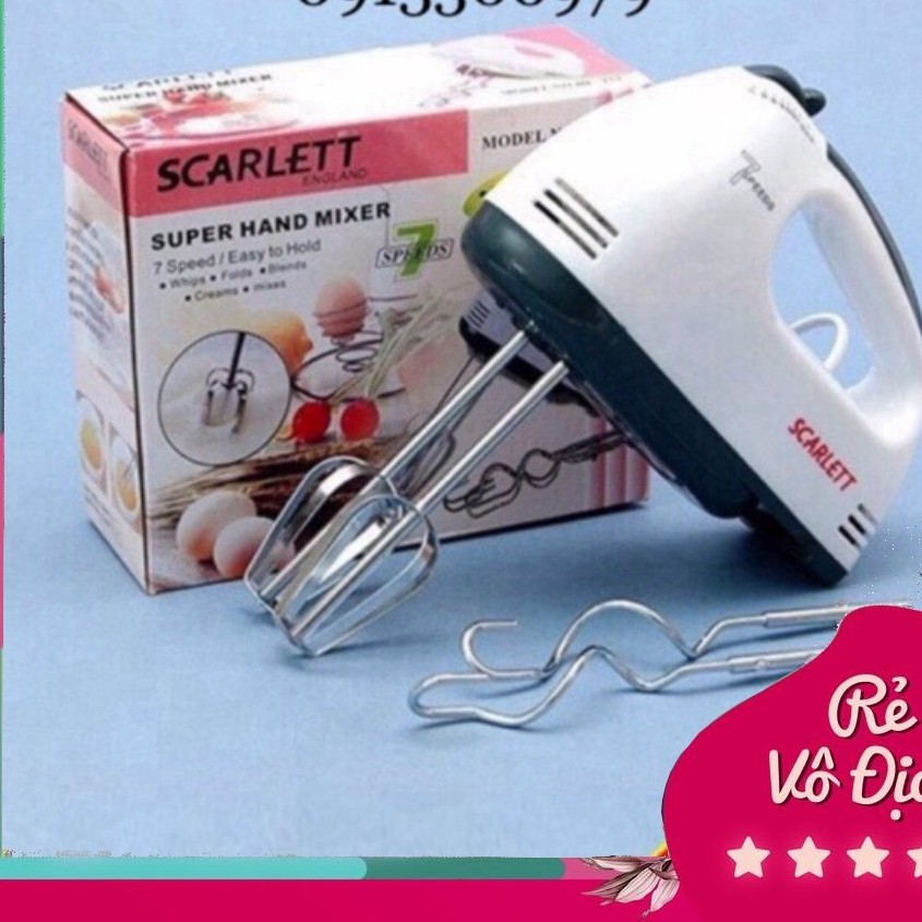 Máy đánh trứng Scarlett( lỗi 1 đổi 1 trong 1 tháng, bảo hành 12 tháng)