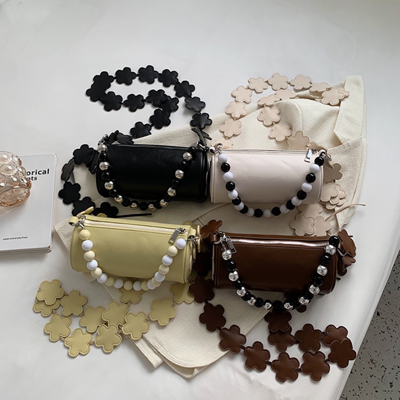 Túi Đeo Chéo Hình Trụ Phong Cách retro Thời Trang Cho Nữ