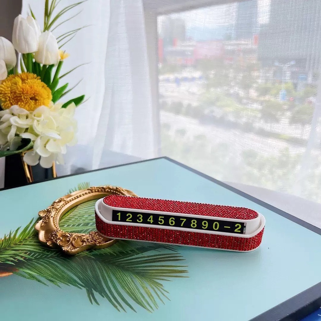 [Giá Hủy Diệt] Bảng số điện thoại ô tô đính đá đủ màu | BigBuy360 - bigbuy360.vn